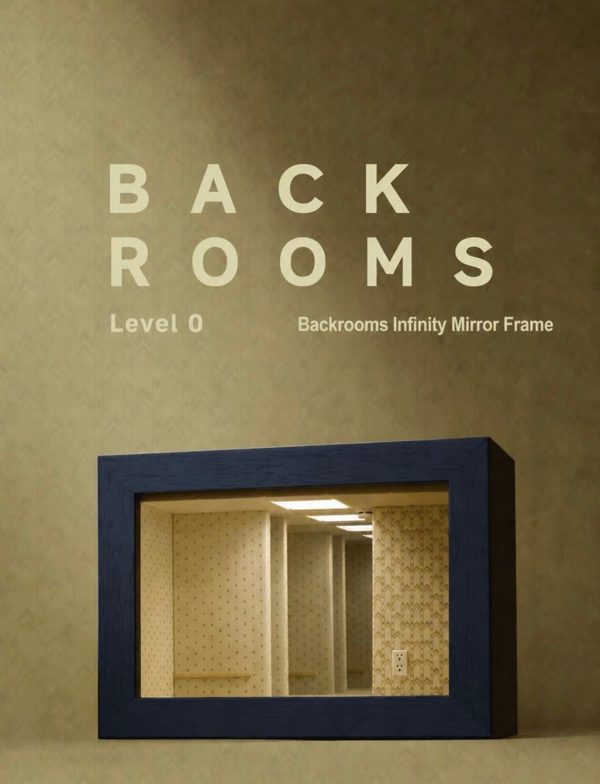 Backrooms Infinity Mirror Diorama