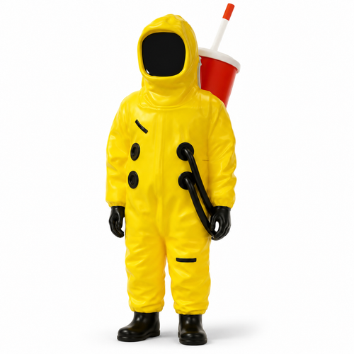 Backrooms Toxic Suit Popcorn Bucket